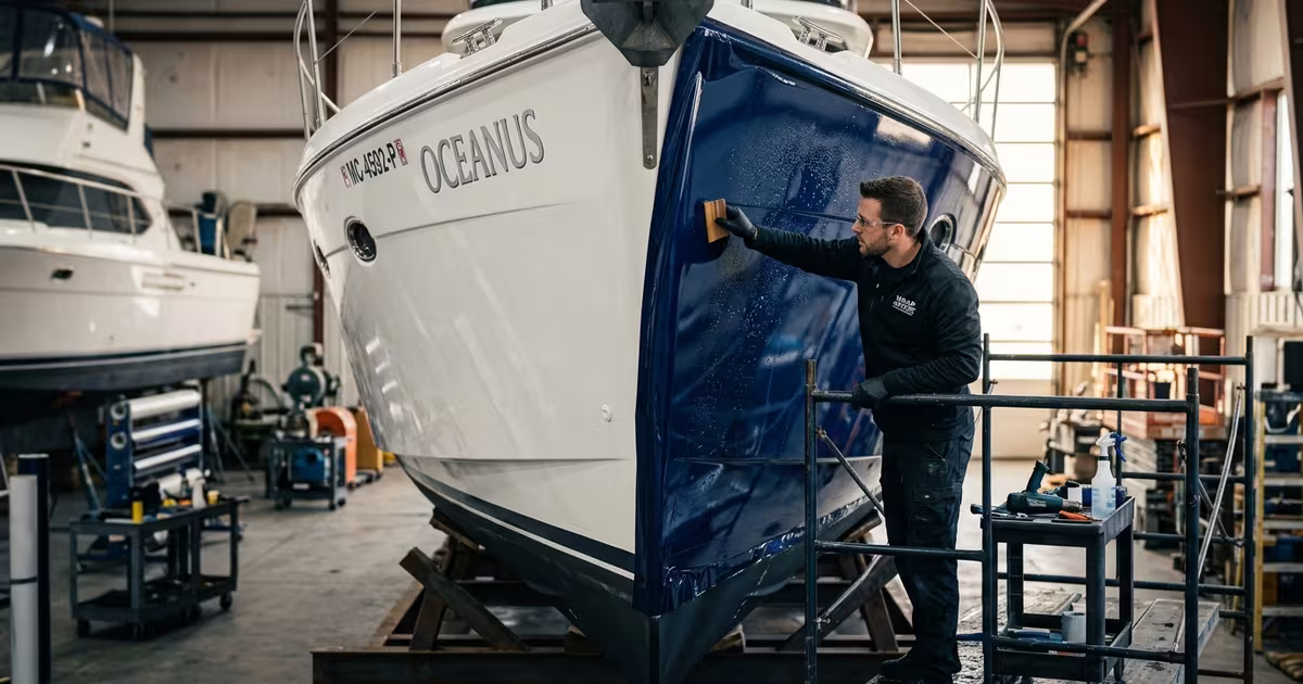 Covering bateau yacht vinyl wrapping marine grade